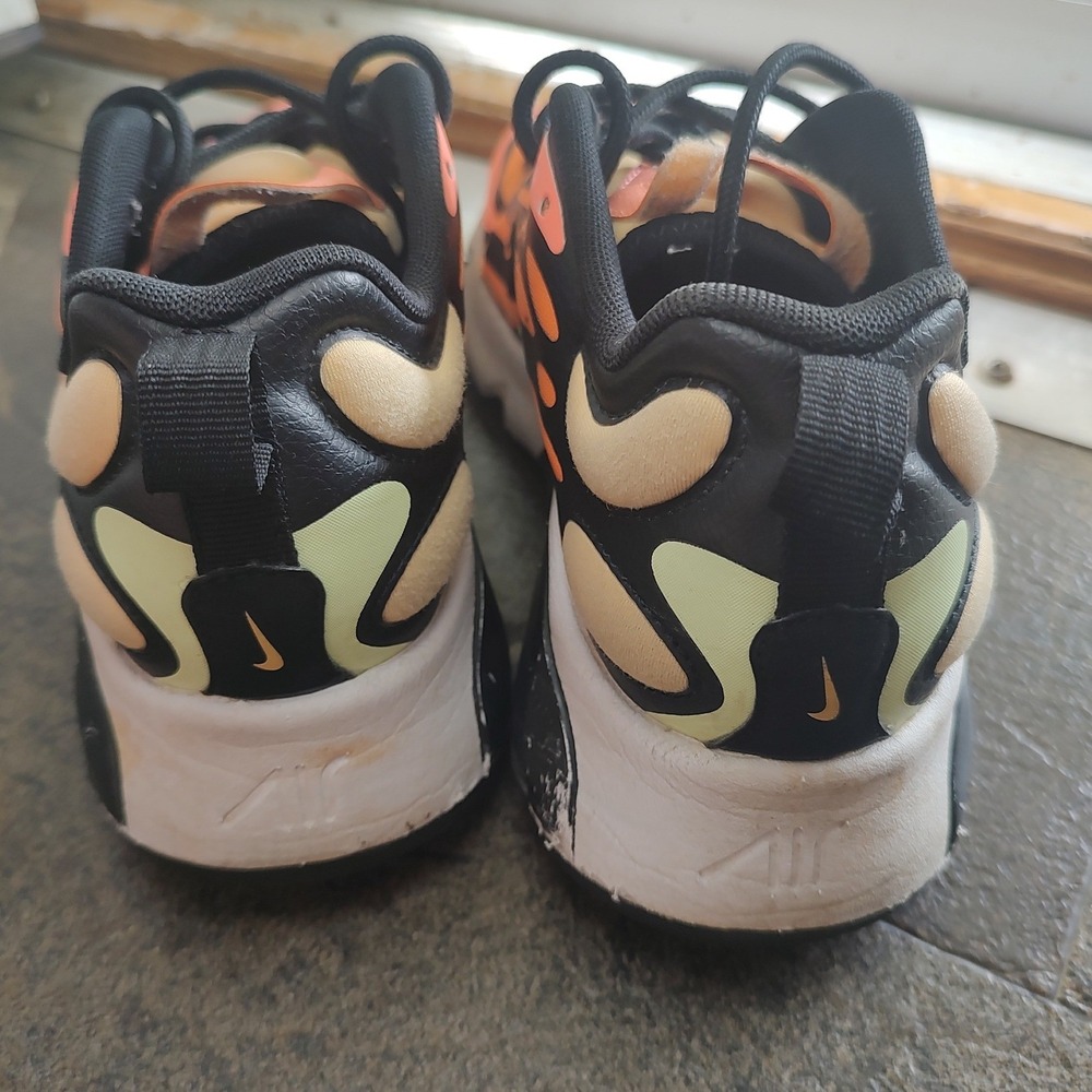 Nike Air Max 200 SE Bubble Pack Orange Black Lime Mens 9 CK6922-600 - Picture 4 of 5
